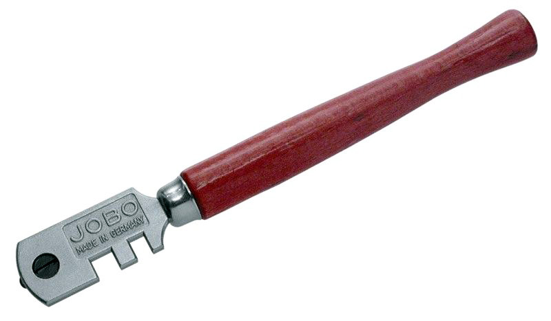 Стеклорез роликовый с деревянной ручкой Proline/Jobo