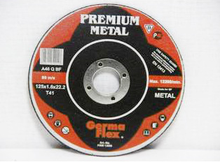 Диск абразивный по металлу GermaFlex Premium 125х1,6х22 мм T41