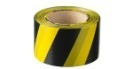 Сигнальная лента Зубр Мастер, цвет черно-желтый, 75мм х 200м