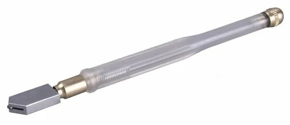 Стеклорез роликовый масляный с пластиковой ручкой