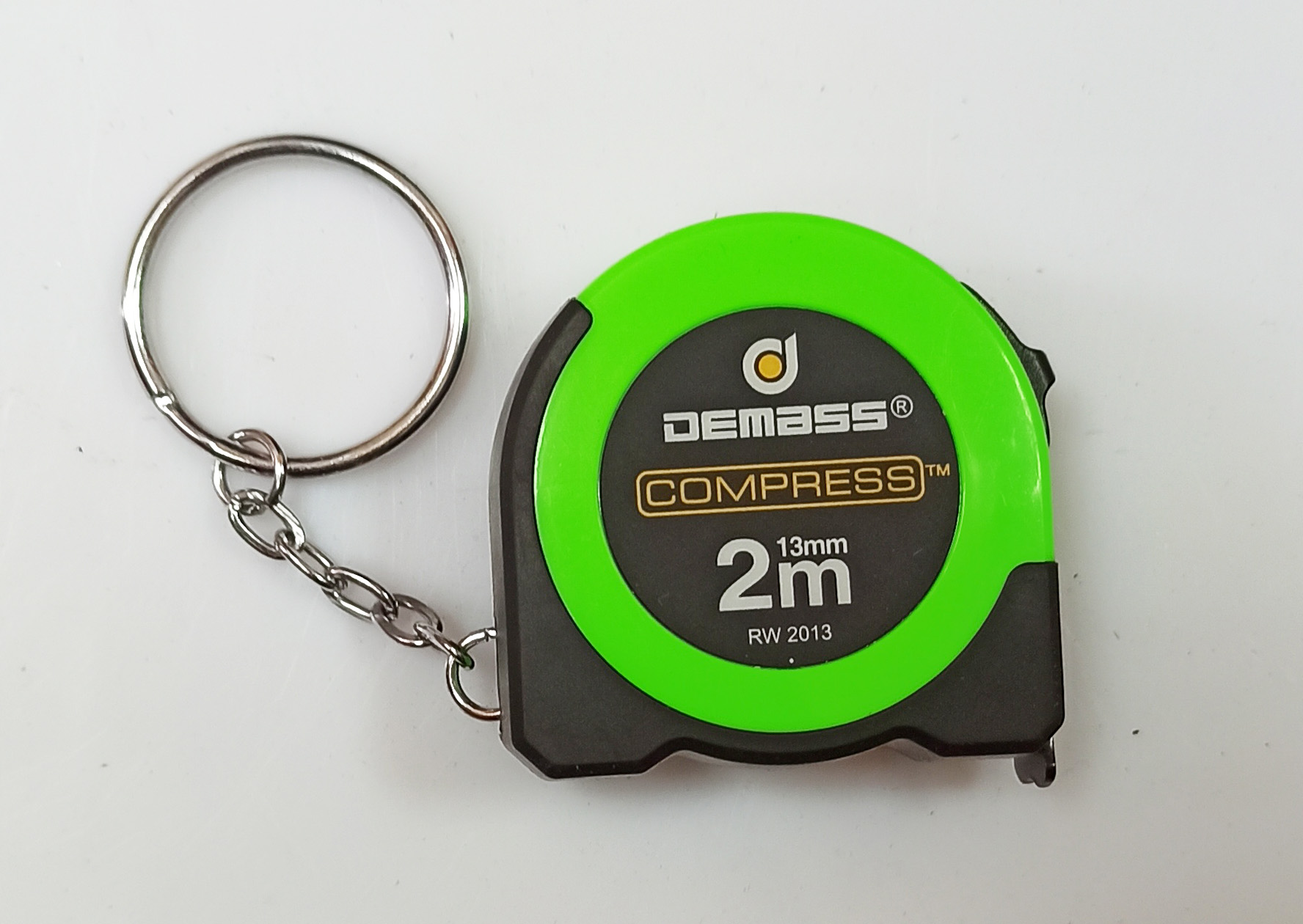 Рулетка-брелок Demass 2м  х 13 мм