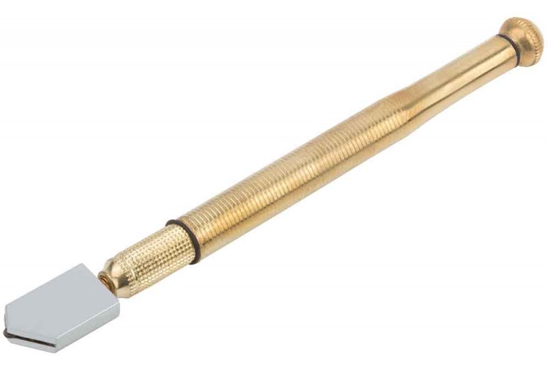 Стеклорез алмазный с металлической ручкой