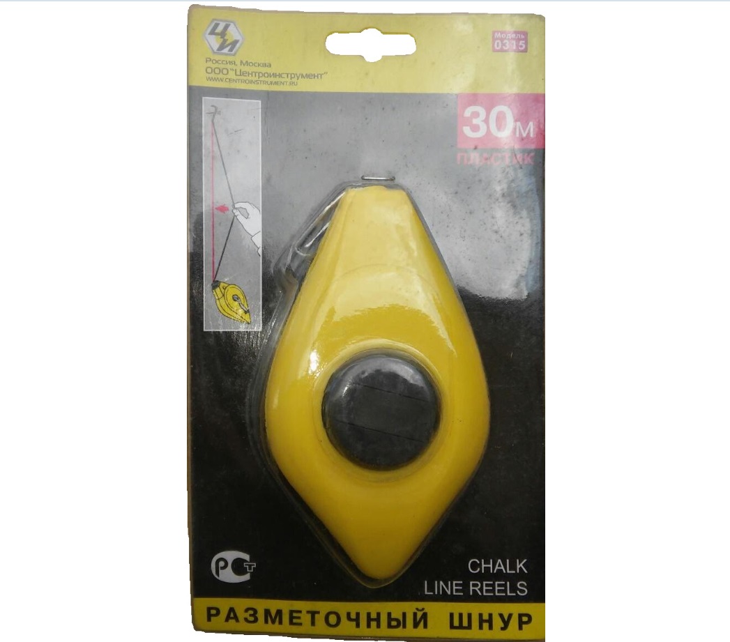 Разметочный шнур ЦИ пластик 30 м