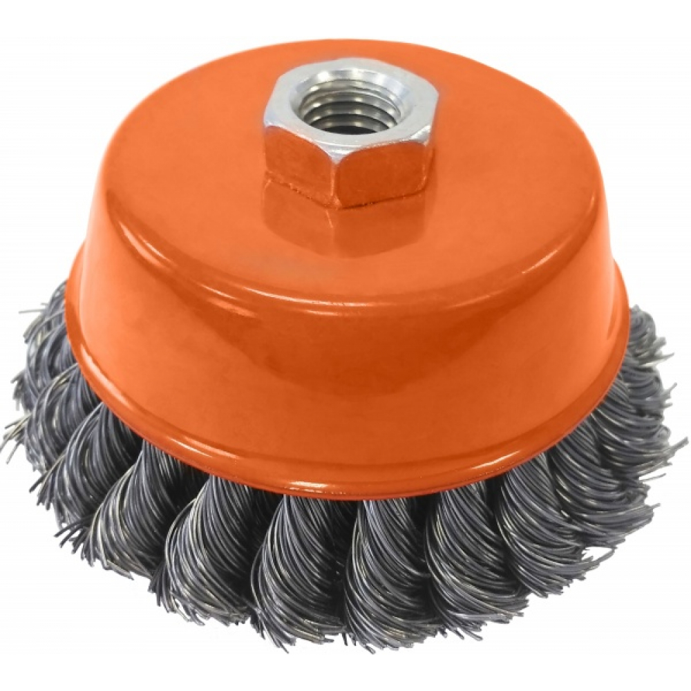 Чашка в ушм Greapo витая сталь d. 125 мм