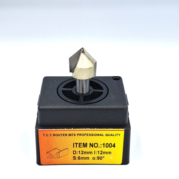 Фреза по дереву V-образная Глобус (Globus) D12 гр. 90°  (1004)